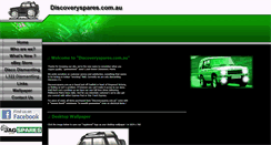 Desktop Screenshot of discoveryspares.biz