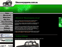 Tablet Screenshot of discoveryspares.biz